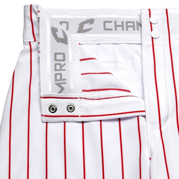 New CHAMPRO Baseball Pants (Knickers)! XL Adult Men. Red/White Stripes. - Picture 5 of 12